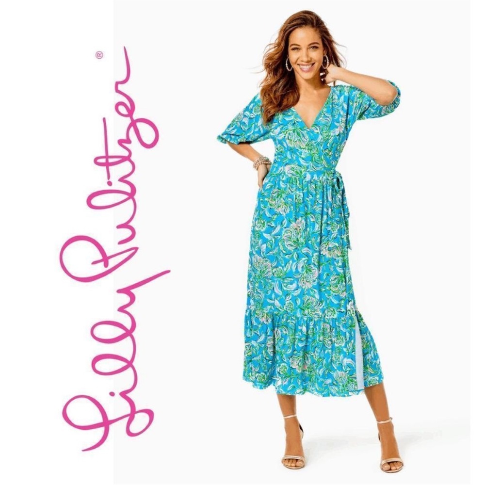Lilly Pulitzer Brantley midi wrap dress